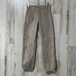 Women's Cropped Cargo Pants Joggers